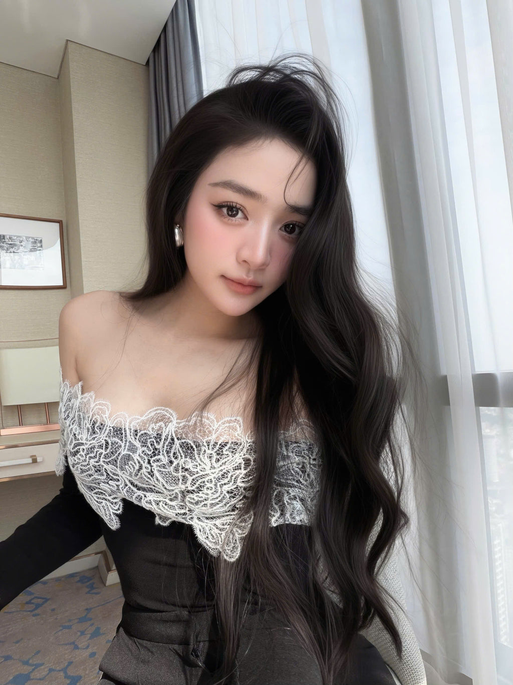 Flared Tailored Trousers