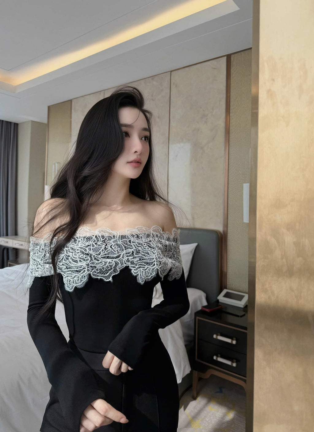 Flared Tailored Trousers