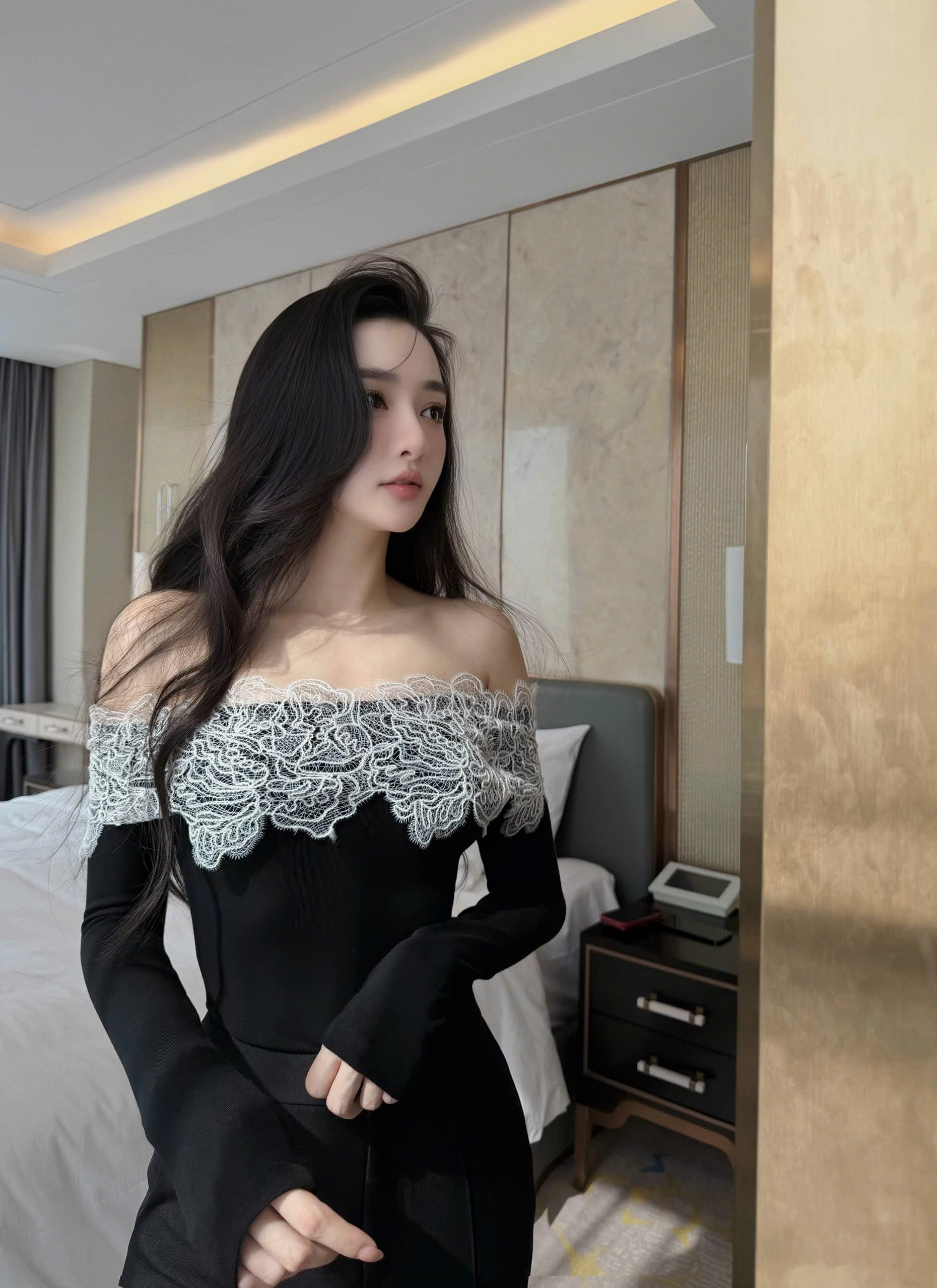 Flared Tailored Trousers